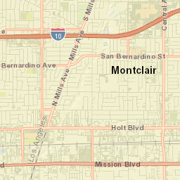 Montclair Street Map