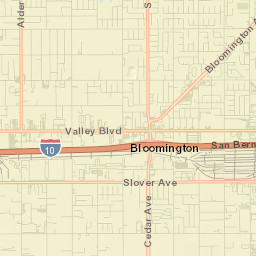 Bloomington Street Map