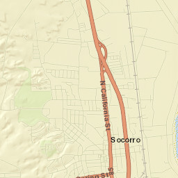 Socorro Street Map