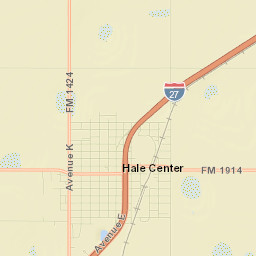 Hale Center Street Map