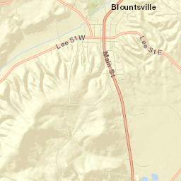 Blountsville Street Map