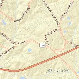 3226-3236 Sable Ridge Dr NE Buford Street Map