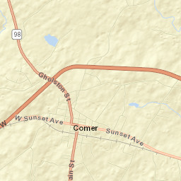 Comer Street Map