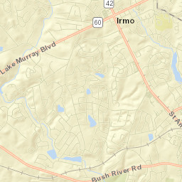 Irmo Street Map