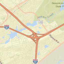 Woodfield Street Map