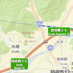 Hofu Shi Street Map