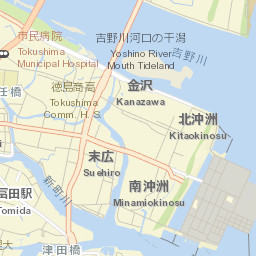 Tokushima Street Map
