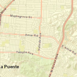 Valinda Street Map