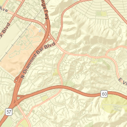 Diamond Bar Street Map