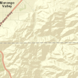 Morongo Valley Street Map