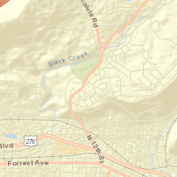 Etowah County Street Map