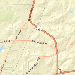 348 Oakwood Dr Cedartown GA Street Map