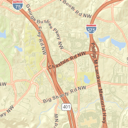 3600-3606 Campus Loop Road, Kennesaw Street Map