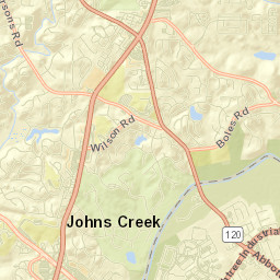 Johns Creek Street Map