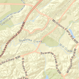 Suwanee Street Map