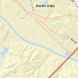 Seven Oaks Street Map