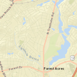 Forest Acres Street Map