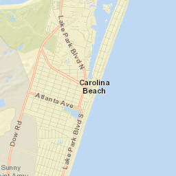 Carolina Beach Street Map