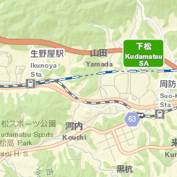 Kudamatsu Shi Street Map