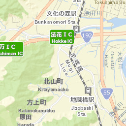 Tokushima Shi Street Map