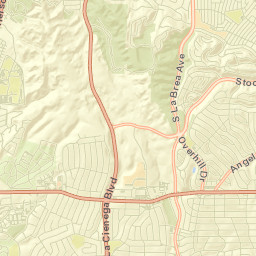 Ladera Heights Street Map