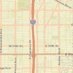 5931 S Broadway, Los Angeles, CA Street Map