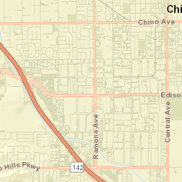 Chino Street Map