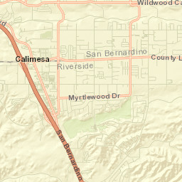 Calimesa Street Map