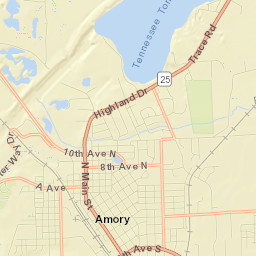 Amory Street Map