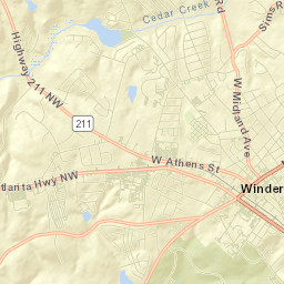 Winder Street Map