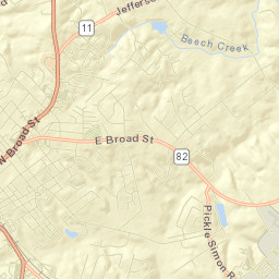 Barrow County Street Map
