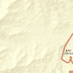 Debdou Street Map