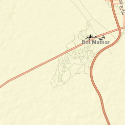 Aïn Beni Mathar Street Map