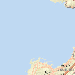 Jounieh Street Map