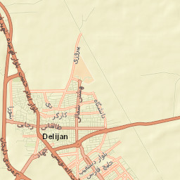 Delijan Street Map