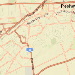 Peshawar Street Map