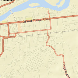 Nowshera Cantonment Street Map