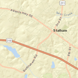 Statham Street Map