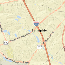 Springdale Street Map