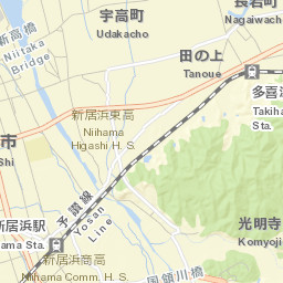 Niihama Street Map