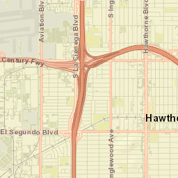 Hawthorne Street Map