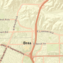 Brea Street Map
