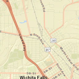 Wichita Falls Street Map
