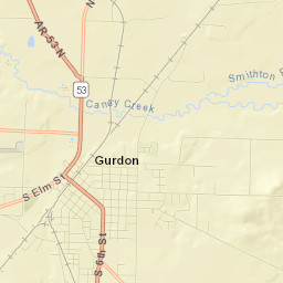 Gurdon Street Map