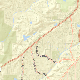 Cobb County Street Map