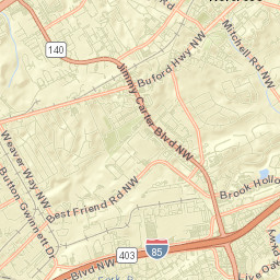 524 Nesbit St NW Norcross GA 30071 Street Map