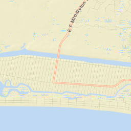 Oak Island Street Map