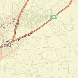 Tozeur Street Map