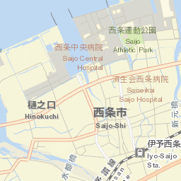 Saijō Street Map