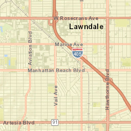 Lawndale Street Map
